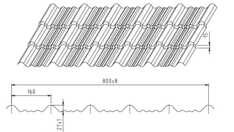 La Maquina de Hacer Teja para Techo-rollformers