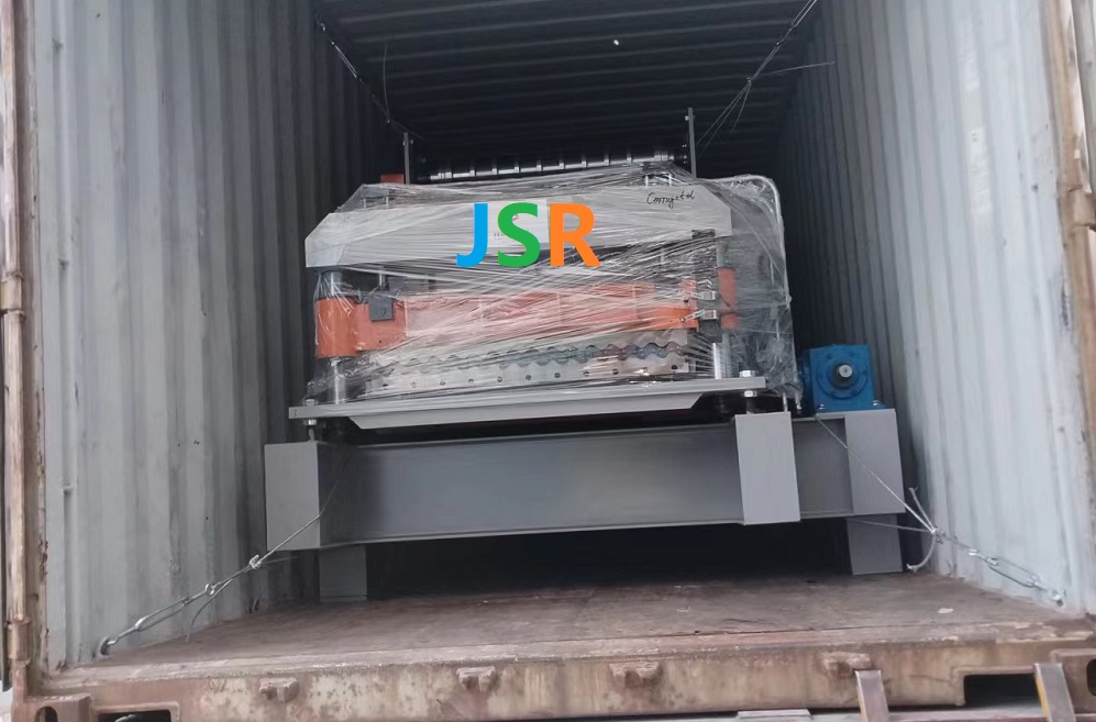 Corrugated sheet forming machine to Paraguay