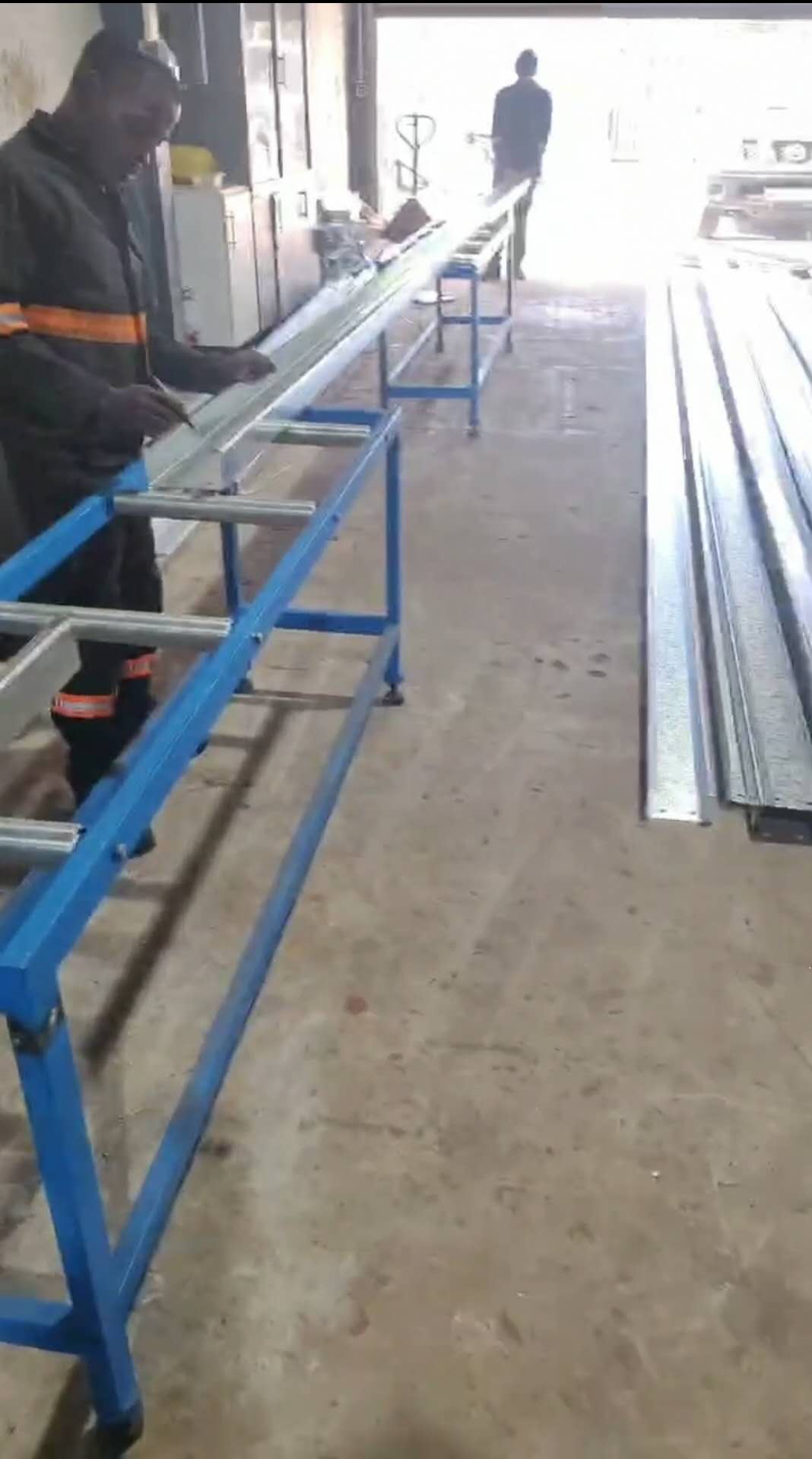 Lipped Channel Sections & Purlins machine working in South Africa