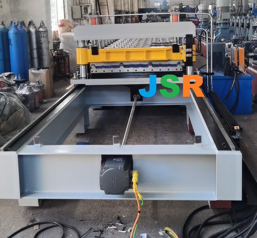R panel trapezoidal metal roof machine
