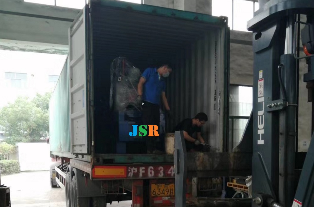 Step beam machine and box beam machine delivery