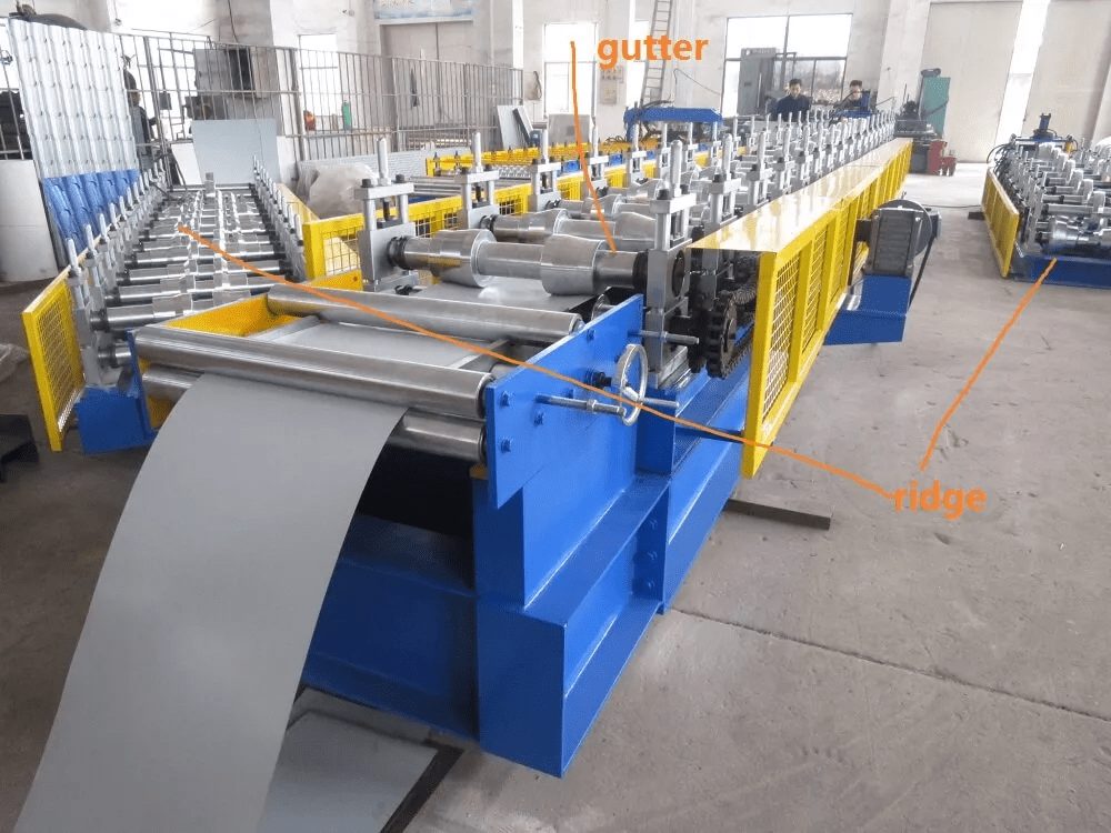 Fly Cut Gutter Forming Machine with Cassette structure