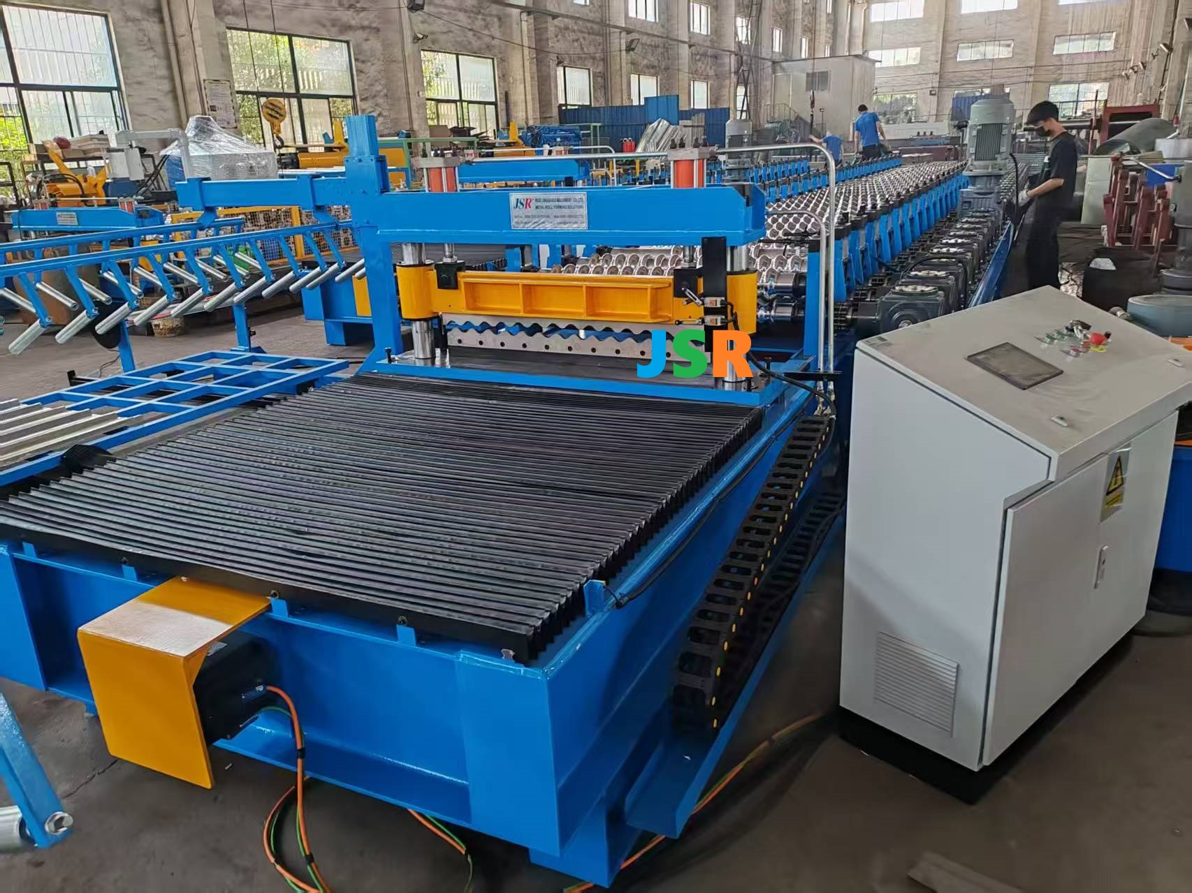 corrugate panel machine