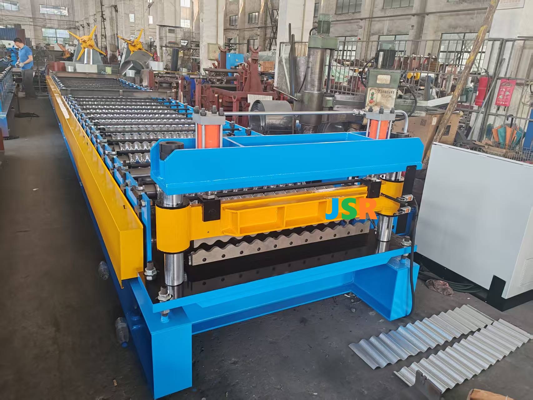 corrugated sheet roll forming machine