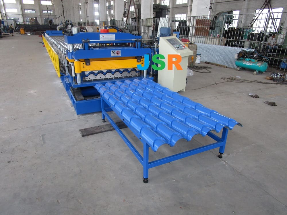 corrugated tile profile roll forming machine