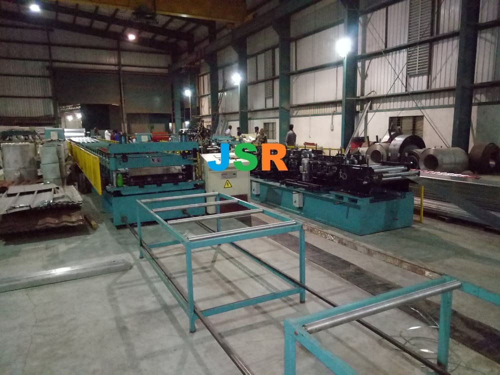 decking sheet roll forming machine inida