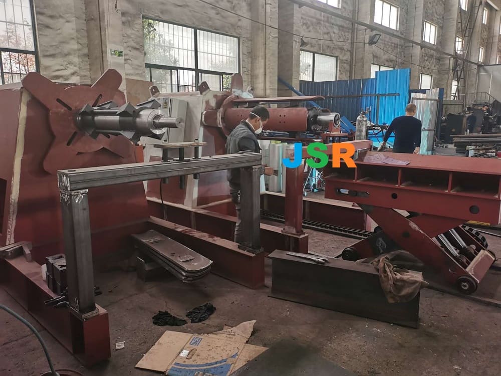 hydraulic decoiler