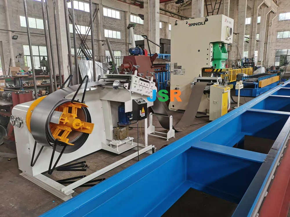 perforated steel planks machine