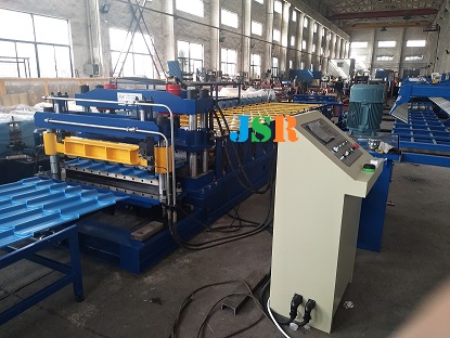 roof tile forming machine