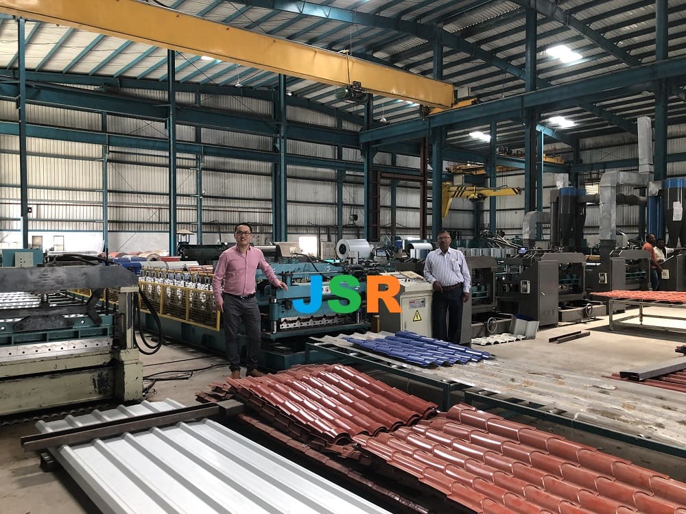 trapezoidal roofing sheet roll forming machine india